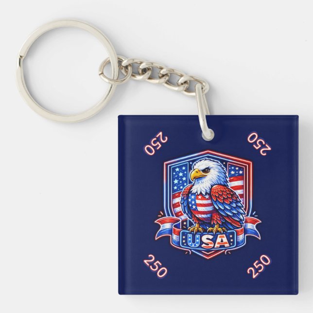 USA 250 SCHLÜSSELANHÄNGER (Vorderseite)
