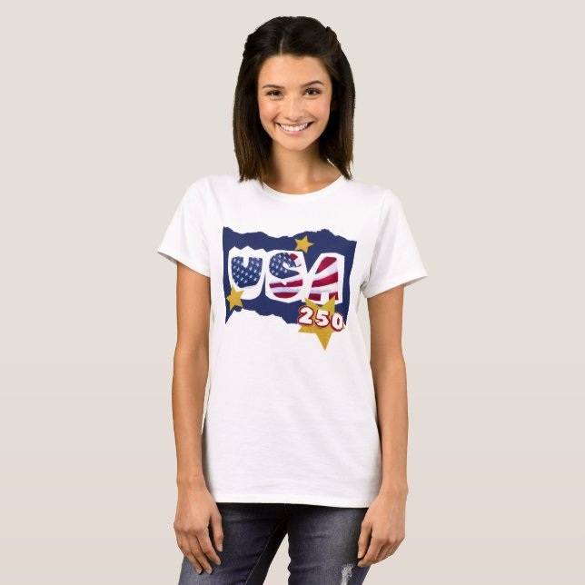 USA 250 T-Shirt (Vorne ganz)