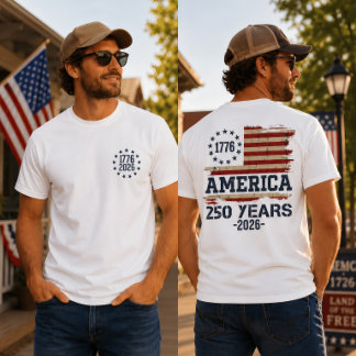 USA 250. Unabhängigkeitstag-Jubiläum T-Shirt