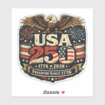 USA 250 Weißkopfseeadler 1776-2026 Patriotischer A