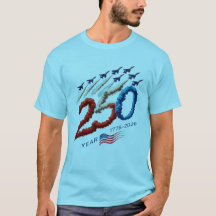 USA 250 Years Anniversary Jet Formation Patriotic