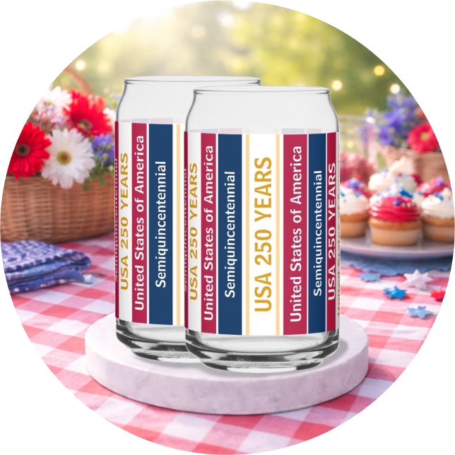 USA 250 Years Semiquincentennial Patriotic Stripes (Créateur téléchargé)