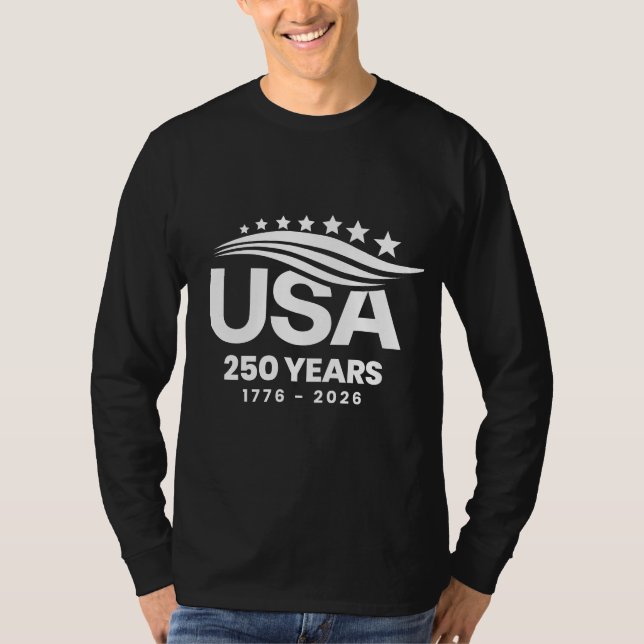 USA 250 years T-Shirt (Vorderseite)