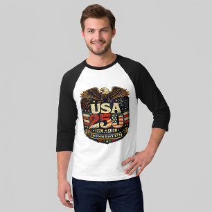 USA 250e anniversaire 1776-2026 T-shirt patriotiqu