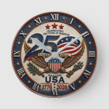 USA 250th Anniversary  1776–2026 Patriotic Bald 