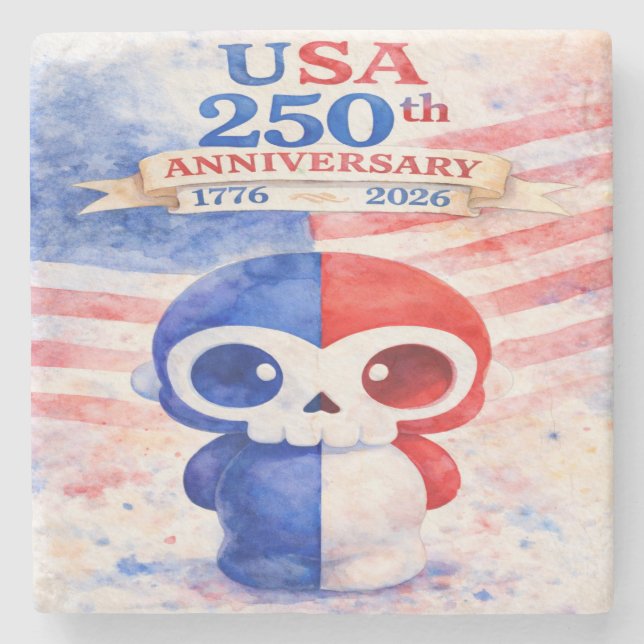 USA 250th Anniversary Steinuntersetzer (Vorderseite)