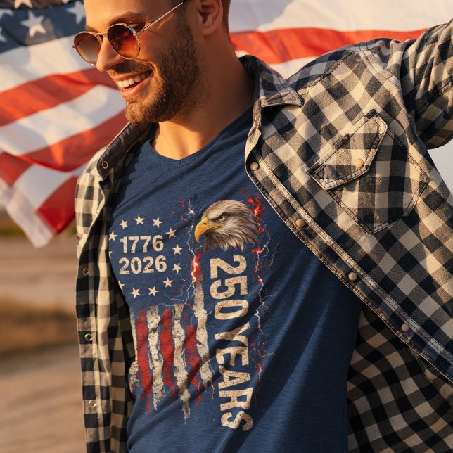 USA 250th Year Anniversary Celebration T-Shirt (Von Creator hochgeladen)