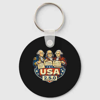 Usa 2.5.0 Patchnotizen Founding Fathers Lustig Schlüsselanhänger
