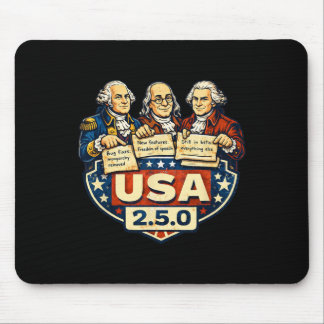 Usa 2.5.0 Patchnotizen Gründungsväter Lustig Mousepad