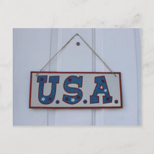 USA 4. Juli Hang Postkarte