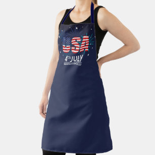USA 4. Juli Schürze