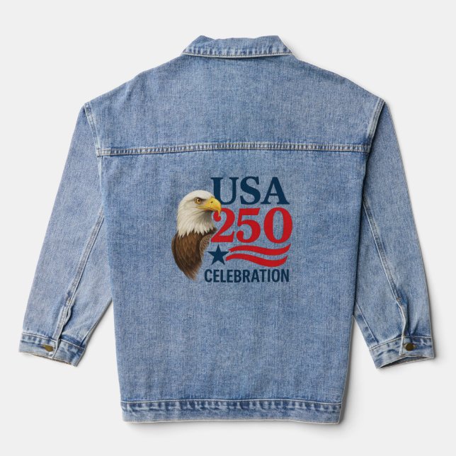 USA/4th of July 250th celebration Jeansjacke (Rückseite)