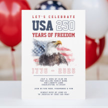 USA 4th of July America's 250th Anniversary Party