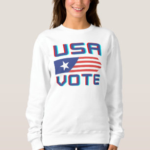USA ABSTIMMUNG SWEATSHIRT