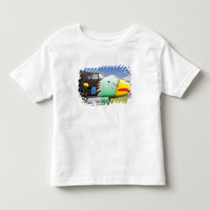 USA, Alabama, Mobile. Battleship Memorial Park, Kleinkind T-shirt