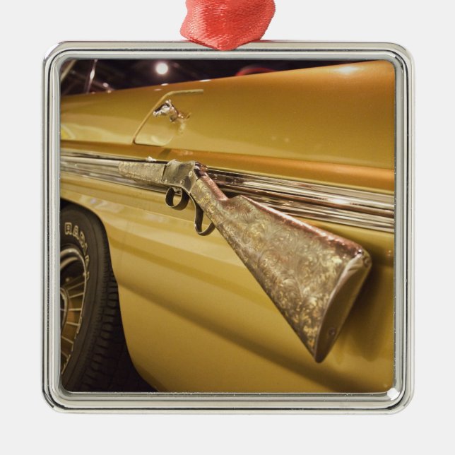 USA, Alabama, Tuscumbia. Alabama Music Hall Ornament Aus Metall (Vorne)