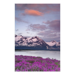 USA, Alaska, Alsek River Valley. Blick auf Alsek Fotodruck
