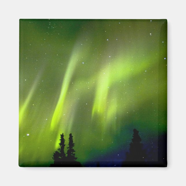 USA, Alaska, Chena Hot Springs. Aurora 3 Magnet (Vorne)