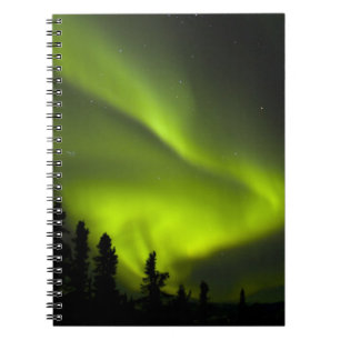 USA, Alaska, Chena Hot Springs. Aurora Borealis 2 Notizblock