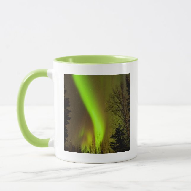 USA, Alaska, Chena Hot Springs. Aurora-Sicht Tasse (Links)