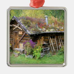 USA, Alaska, Denali-Nationalpark, Kantishna. Ornament Aus Metall