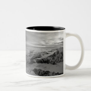 USA, Alaska, Denali-Nationalpark, Luftansicht 2 Zweifarbige Tasse