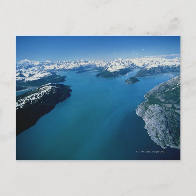 USA, Alaska, Glacier Bay National Park, Luftansich Postkarte (Vorderseite)