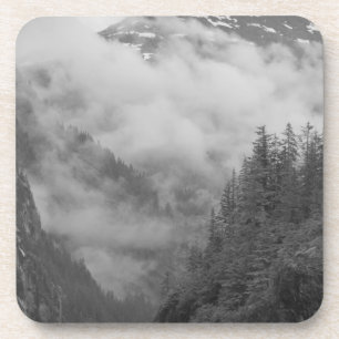 USA, Alaska, Juneau, Regenwald bedeckt Fjorde in Untersetzer