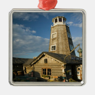 USA, ALASKA, KENAI-HALBINSEL, HOMER: Homer Spit Ornament Aus Metall