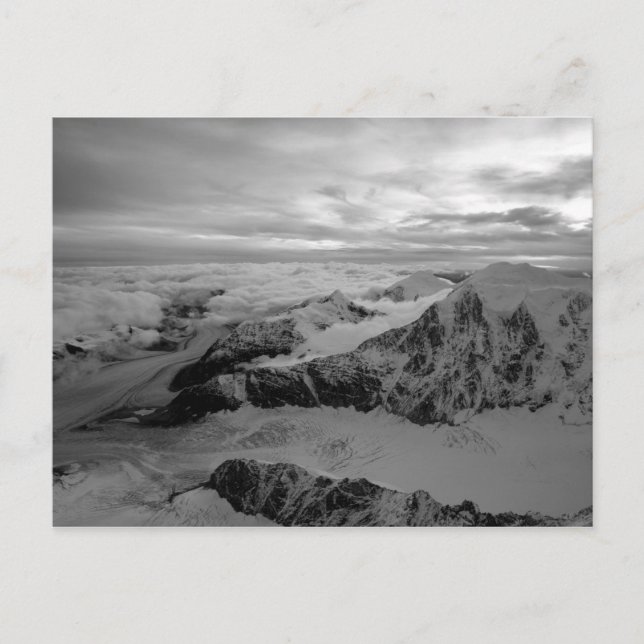 USA, Alaska, Nationalpark Denali, Luftbild 2 Postkarte (Vorderseite)