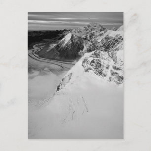 USA, Alaska, Nationalpark Denali, Luftsicht Postkarte