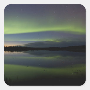 USA, Alaska, Polarkreis, Bettles. Die Quadratischer Aufkleber
