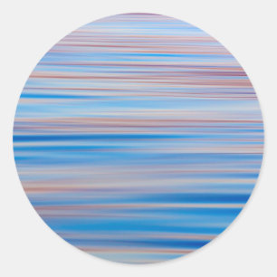 USA, Alaska. Water Abstract At Sunset Runder Aufkleber