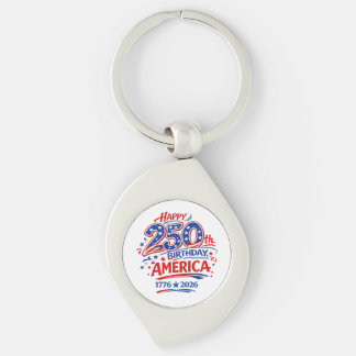 USA America 250th Anniversary Patriotic Schlüsselanhänger