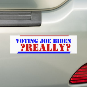 USA AMERICA STIMMEN Joe Biden "Really? Autoaufkleber