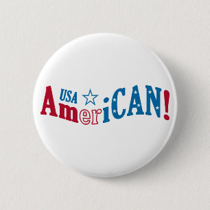 USA AmeriCAN! benutzerdefinierte Schaltfläche Button
