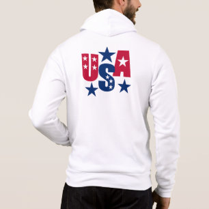 USA American Flag Colors Hoodie