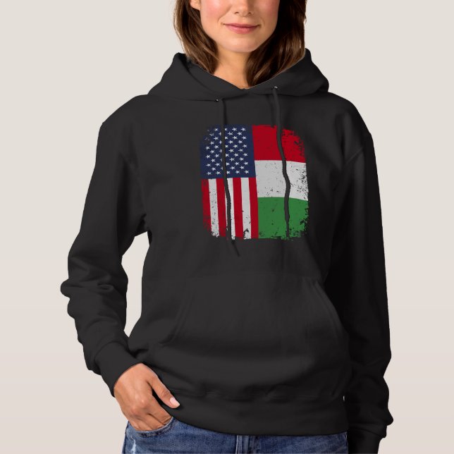 USA American Flag Italien Hoodie (Vorderseite)