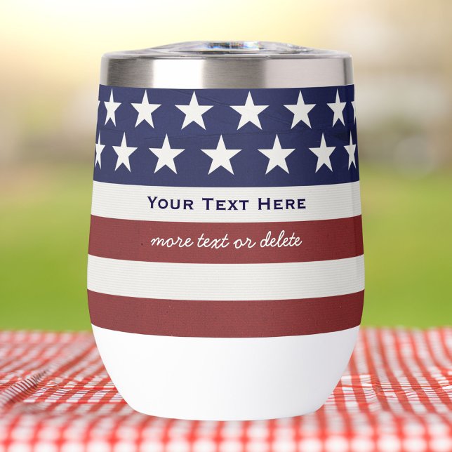 USA American Flag Patriotic Juillet 4 Personnalisé (Créateur téléchargé)