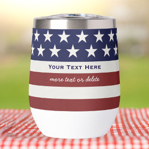 USA American Flag Patriotic Juillet 4 Personnalisé
