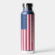 USA American Flag Patriotic Personalisiert Monogra Trinkflasche (Left)