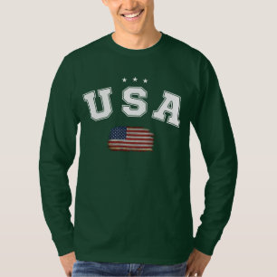 USA American Flag Patriotic Veterans 4. Juli T-Shirt
