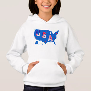 USA American Patriotic Map/ Drapeau Étoiles et ray