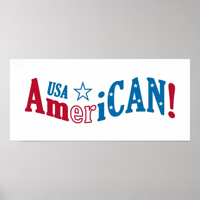 USA AmeriCAN! Sonderposter Poster (Vorne)