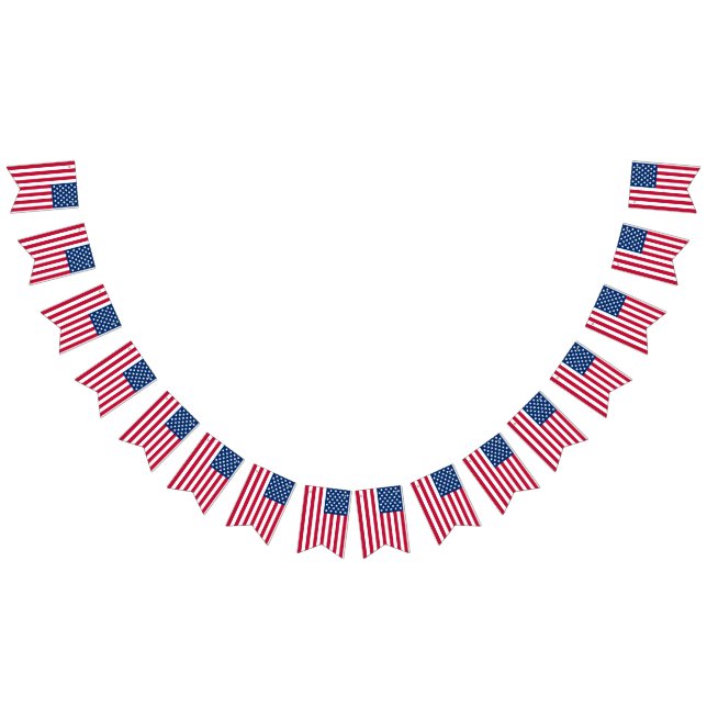 USA American Wedding Wimpelkette (Alle)