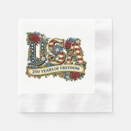USA America's 250th Anniversary Serviette