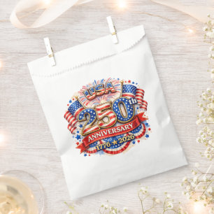 USA Amerika 250. Jubiläum Aquarell Patriotisch Geschenktütchen