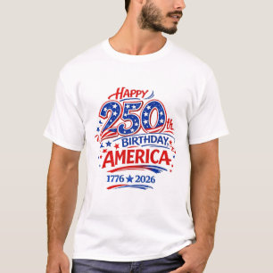 USA Amerika 250. Jubiläum Patriotisch T-Shirt