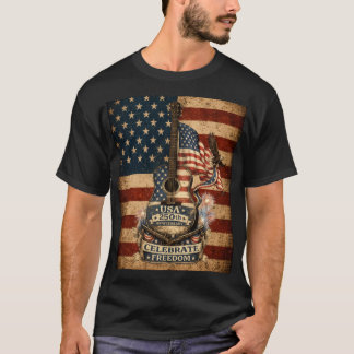 USA Amerika 250. Jubiläum Vintage Patriotisch T-Shirt