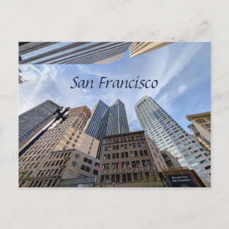 USA Amerika San Francisco Stadt Skyline Szene Auss Postkarte